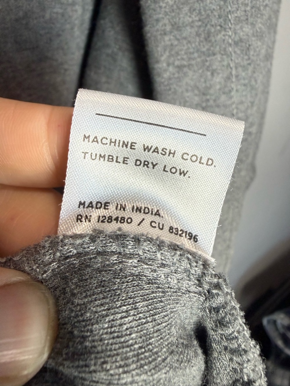 PACT airplane cardigan size m/l organic cotton size gray - Picture 7 of 8